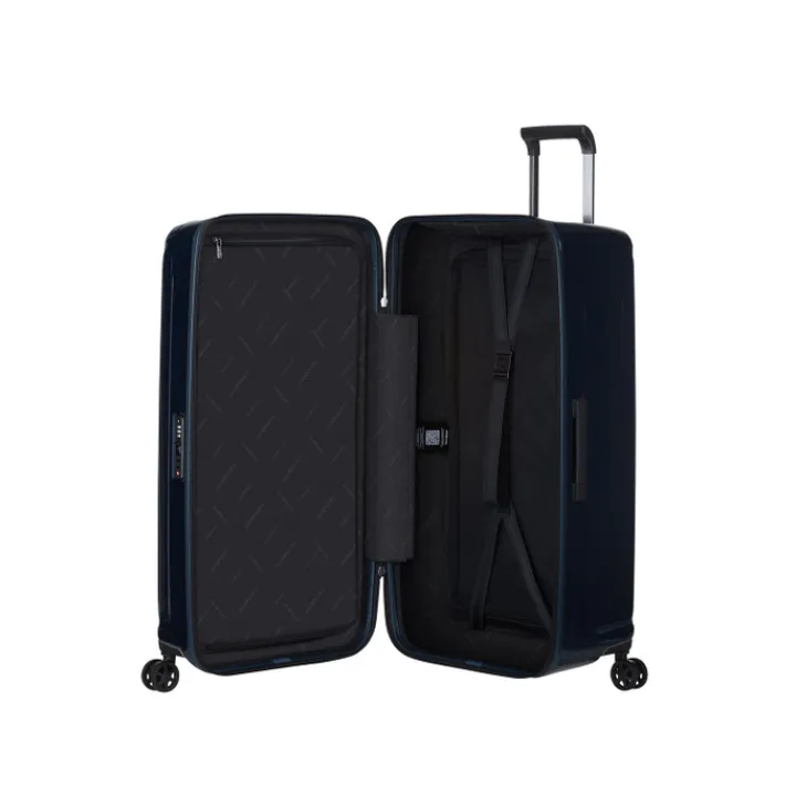 Reistrolleys|Reiskoffers>Samsonite Nuon Trunk 80/30 metallic dark blue