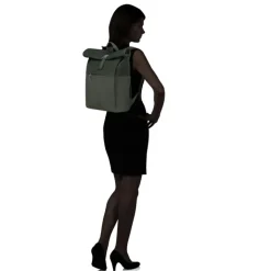 Dames Rugzakken|Schoolrugzak>Samsonite 4Pack Laptop Rolltop Backpack 15.6" forest green