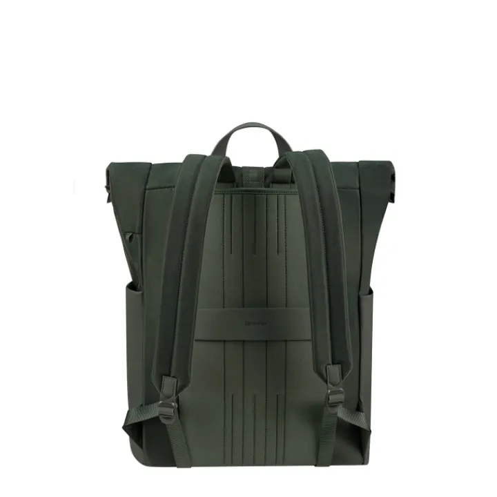 Dames Rugzakken|Schoolrugzak>Samsonite 4Pack Laptop Rolltop Backpack 15.6" forest green