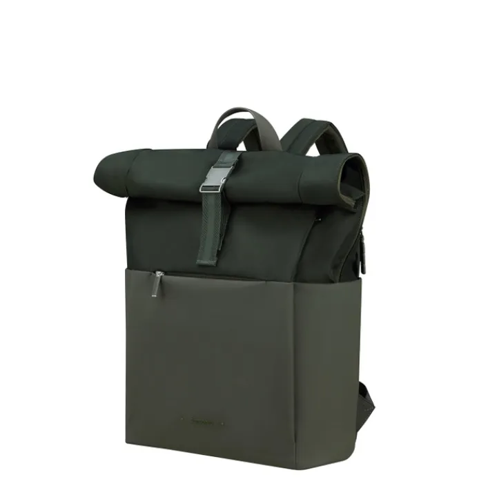 Dames Rugzakken|Schoolrugzak>Samsonite 4Pack Laptop Rolltop Backpack 15.6" forest green
