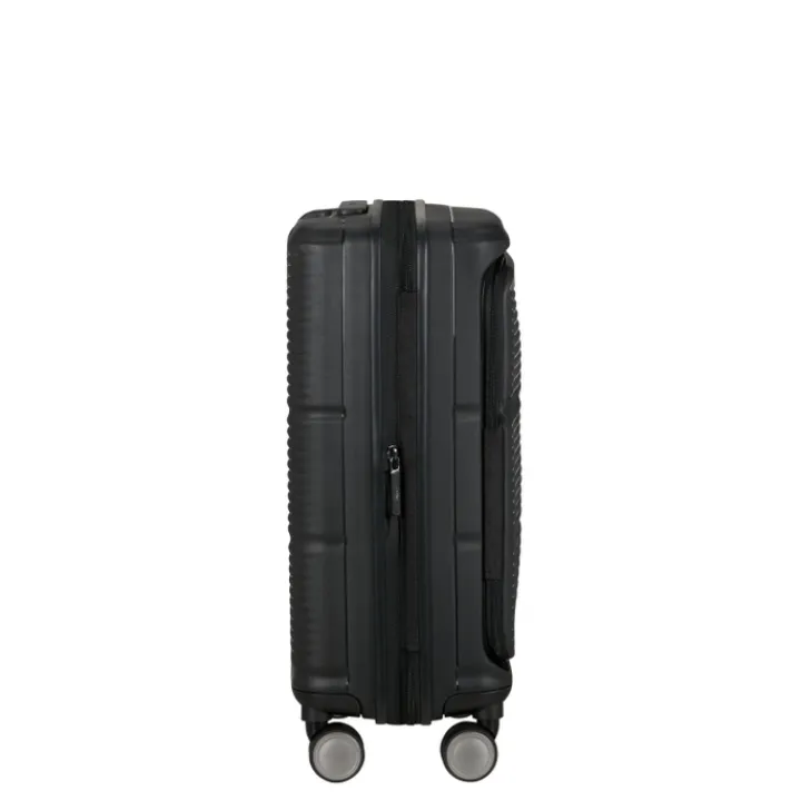 Transavia Trolleys|Handbagage Trolleys>Samsonite Paralux HS Spinner 55 Expandable black