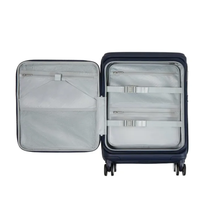 Transavia Trolleys|Handbagage Trolleys>Samsonite Paralux HS Spinner 55 Expandable midnight blue