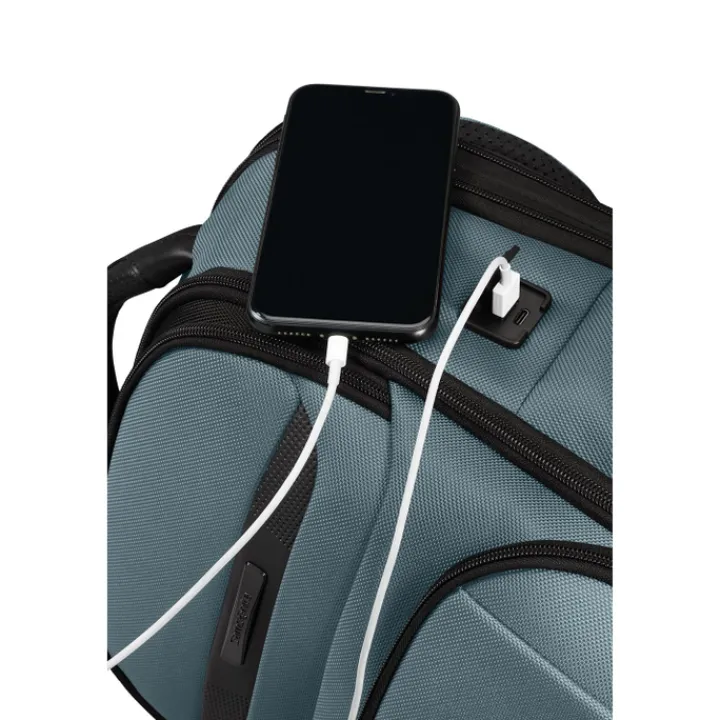 Heren Rugzakken|Dames Rugzakken>Samsonite Pro-DLX 6 Backpack 15.6" 3Vol Expandable dusty blue