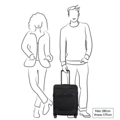 Transavia Trolleys|Handbagage Trolleys>Samsonite Pro-DLX 6 Spinner 55 EXP blue