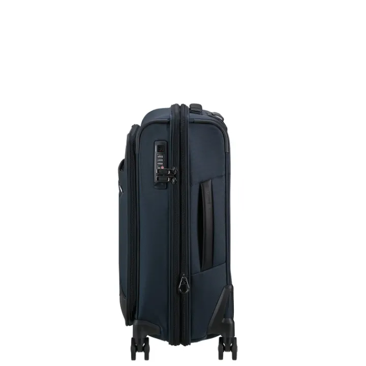Transavia Trolleys|Handbagage Trolleys>Samsonite Pro-DLX 6 Spinner 55 EXP blue