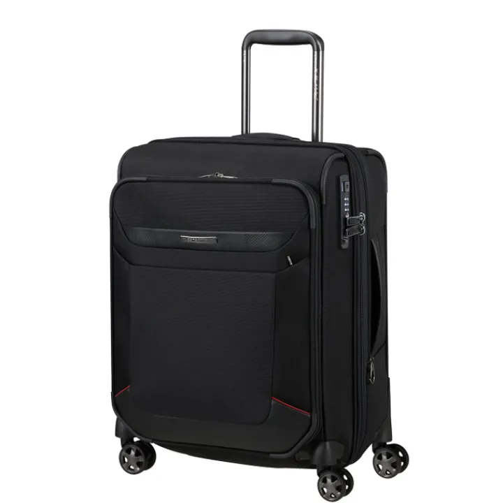 Transavia Trolleys|Handbagage Trolleys>Samsonite Pro-DLX 6 Spinner 55 EXP black