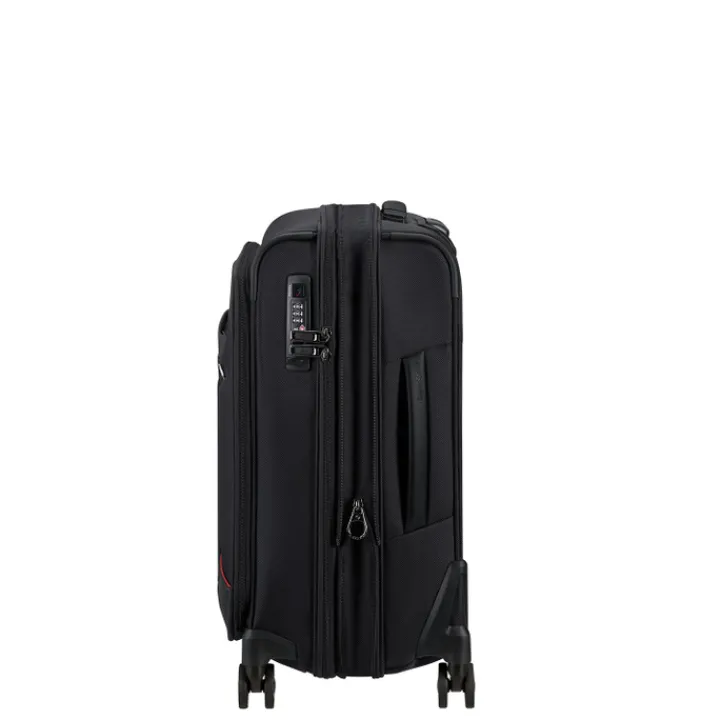 Transavia Trolleys|Handbagage Trolleys>Samsonite Pro-DLX 6 Spinner 55 EXP black