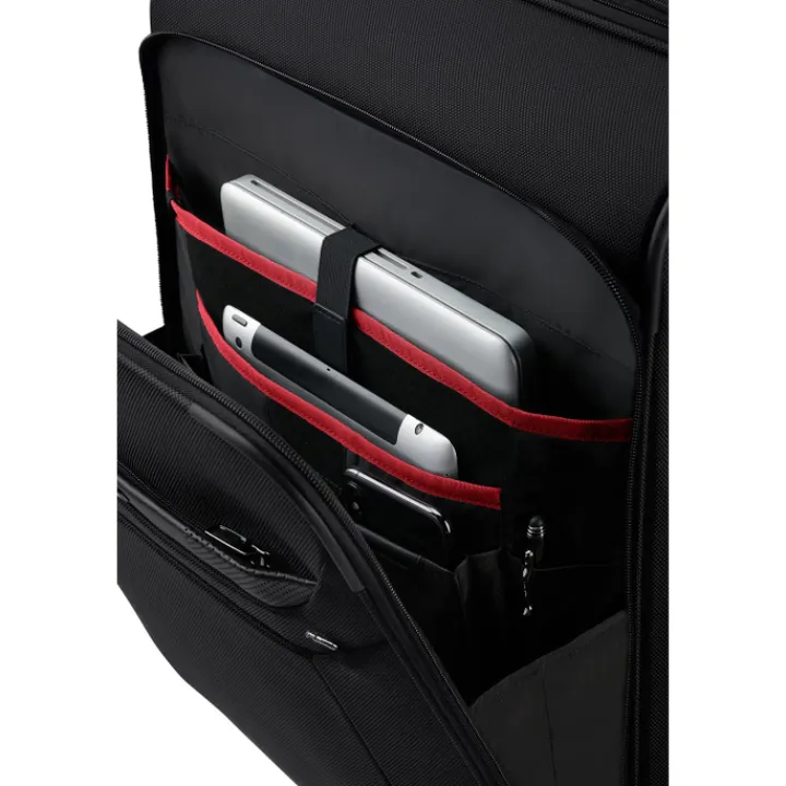 Transavia Trolleys|Handbagage Trolleys>Samsonite Pro-DLX 6 Spinner 55 EXP black