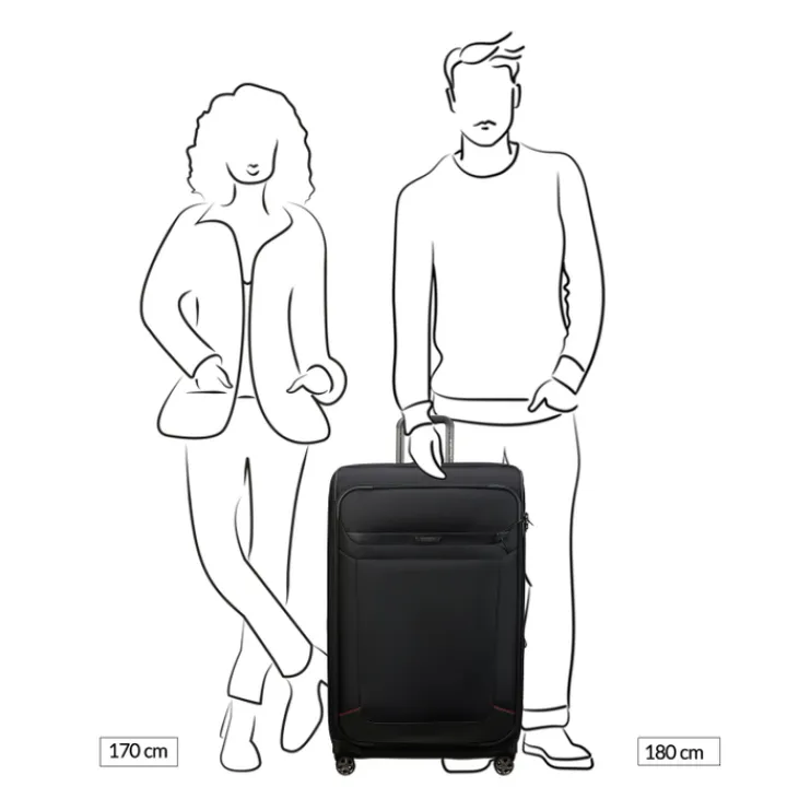 Reistrolleys|Reiskoffers>Samsonite Pro-DLX 6 TRVL Spinner 79 Exp black