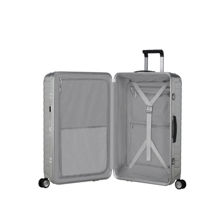 Reistrolleys|Reiskoffers>Samsonite Proxis Alu Spinner 76 aluminium