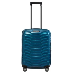 Transavia Trolleys|Ryanair Trolleys>Samsonite Proxis Spinner 55 Expandable petrol blue