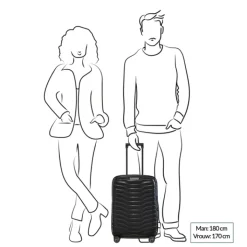 Transavia Trolleys|Ryanair Trolleys>Samsonite Proxis Spinner 55 Expandable petrol blue