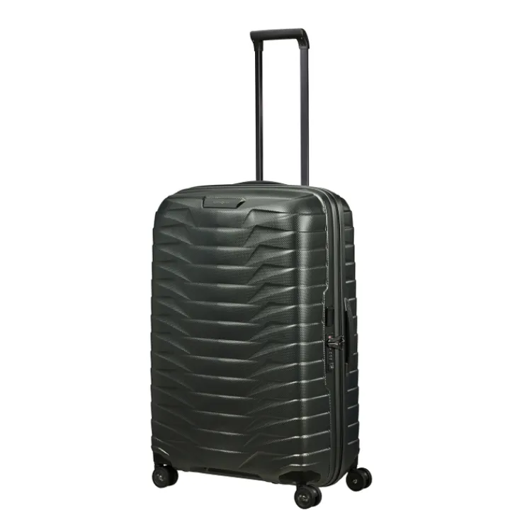 Reistrolleys|Reiskoffers>Samsonite Proxis Spinner 75 matt climbing ivy