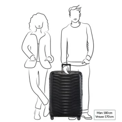 Reistrolleys|Reiskoffers>Samsonite Proxis Spinner 81 matt climbing ivy