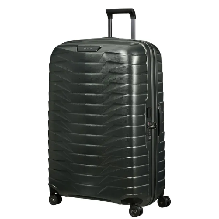 Reistrolleys|Reiskoffers>Samsonite Proxis Spinner 81 matt climbing ivy