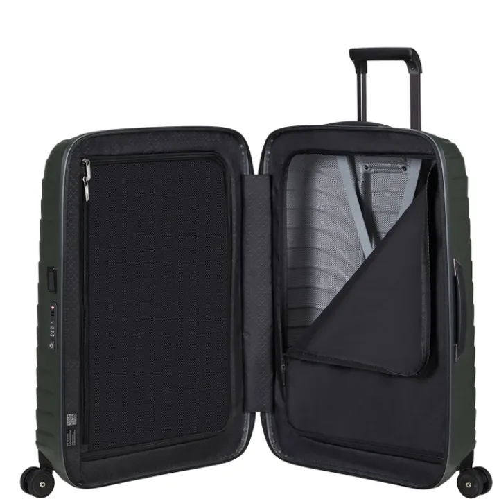 Reistrolleys|Reiskoffers>Samsonite Proxis Spinner 81 matt climbing ivy