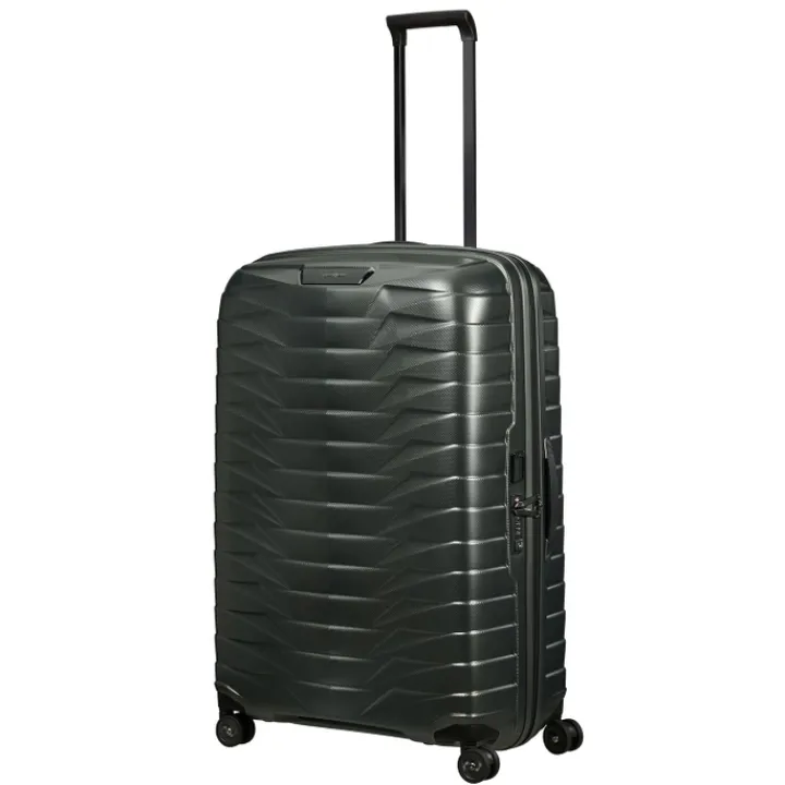 Reistrolleys|Reiskoffers>Samsonite Proxis Spinner 81 matt climbing ivy