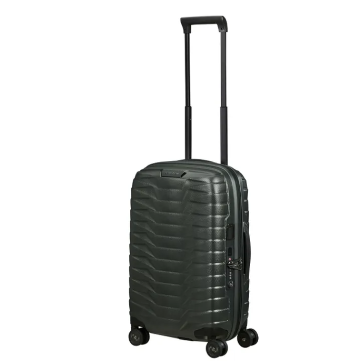 Transavia Trolleys|Klm Trolleys>Samsonite Proxis Spinner 55/35 Expandable matt climbing ivy