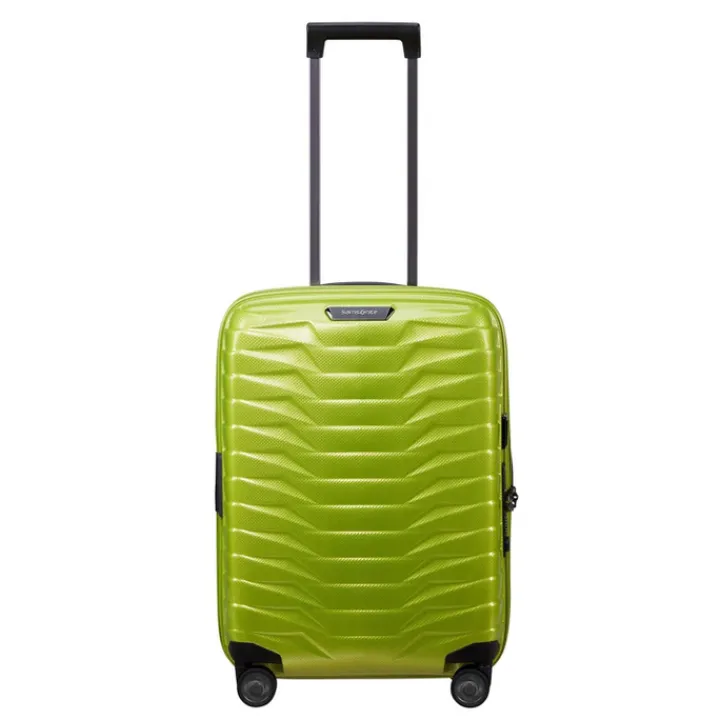 Transavia Trolleys|Ryanair Trolleys>Samsonite Proxis Spinner 55 Expandable lime
