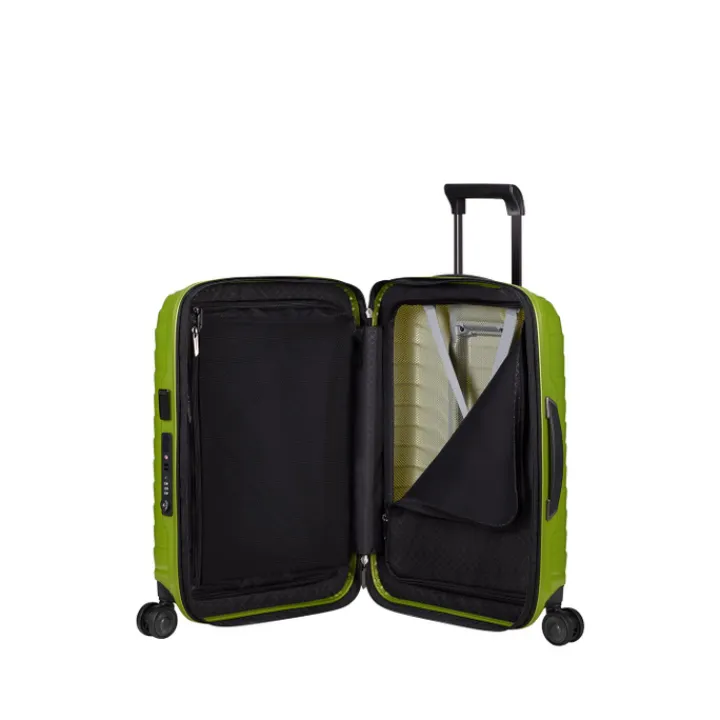 Transavia Trolleys|Ryanair Trolleys>Samsonite Proxis Spinner 55 Expandable lime