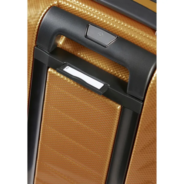 Transavia Trolleys|Klm Trolleys>Samsonite Proxis Spinner 55/35 Expandable honey gold