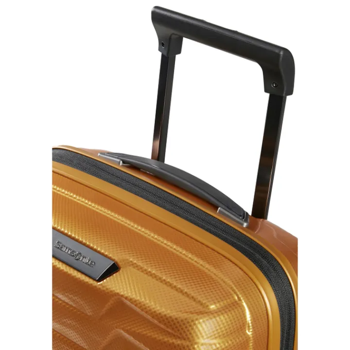 Transavia Trolleys|Klm Trolleys>Samsonite Proxis Spinner 55/35 Expandable honey gold
