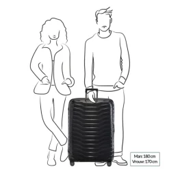 Reistrolleys|Reiskoffers>Samsonite Proxis Spinner 81 black