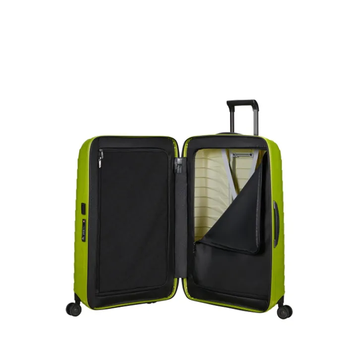 Reistrolleys|Reiskoffers>Samsonite Proxis Spinner 86 lime