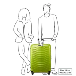 Reistrolleys|Reiskoffers>Samsonite Proxis Spinner 81 lime