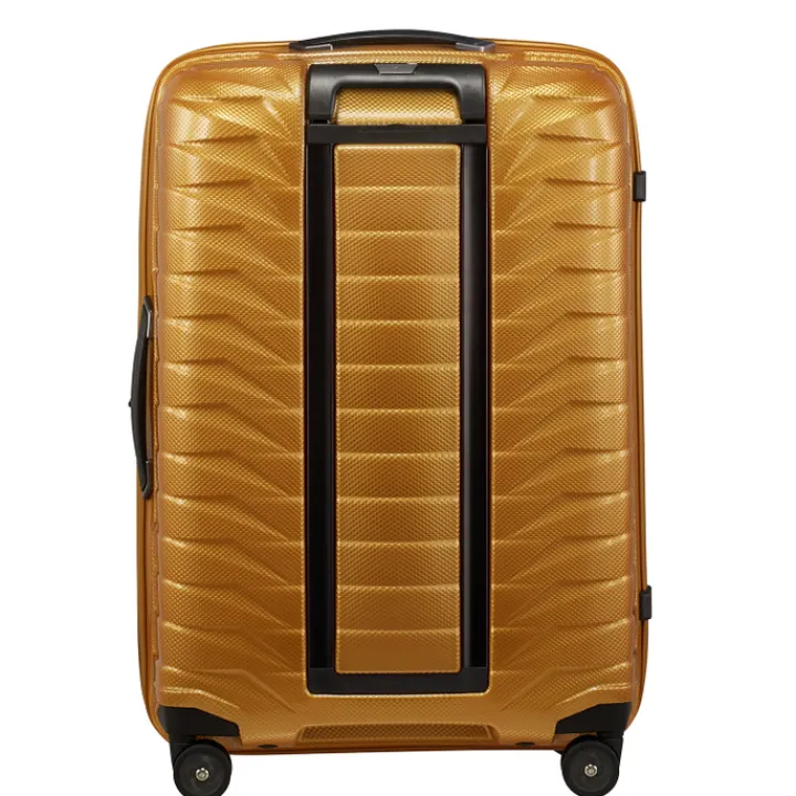 Reistrolleys|Reiskoffers>Samsonite Proxis Spinner 69 honey gold