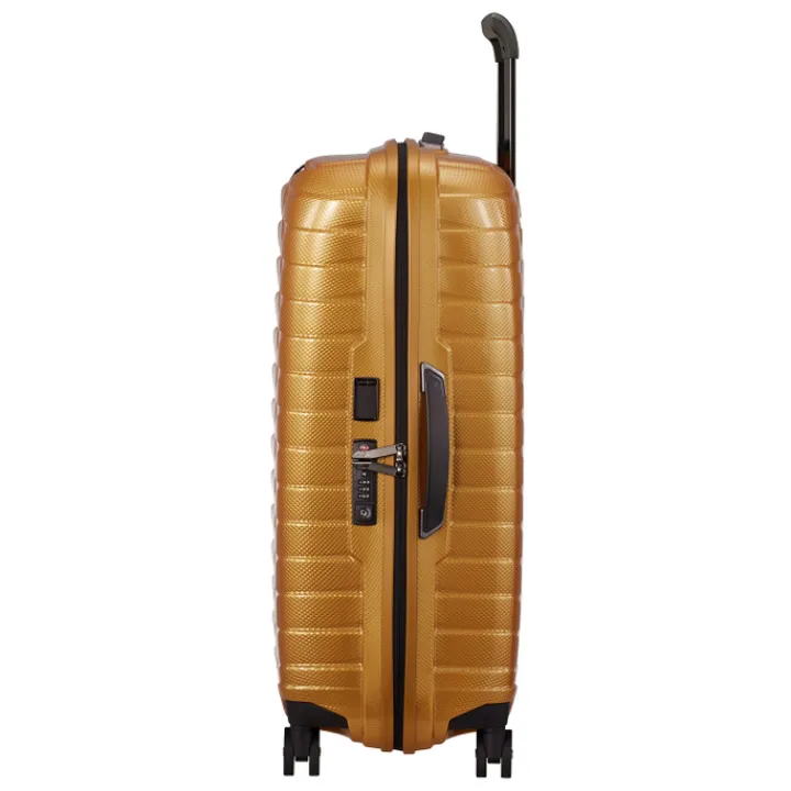 Reistrolleys|Reiskoffers>Samsonite Proxis Spinner 69 honey gold