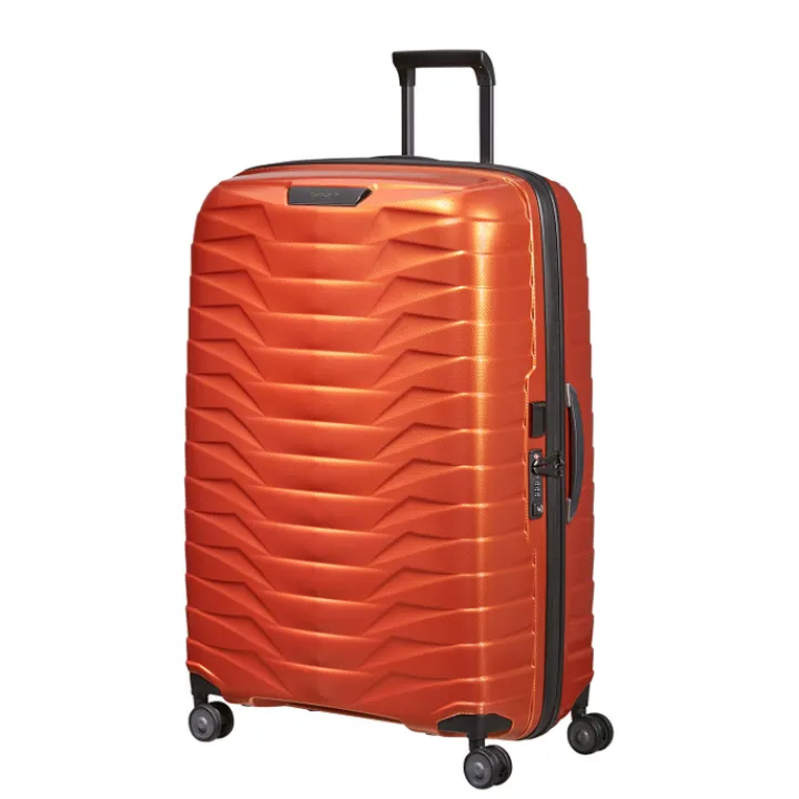 Reistrolleys|Reiskoffers>Samsonite Proxis Spinner 81/30 flame