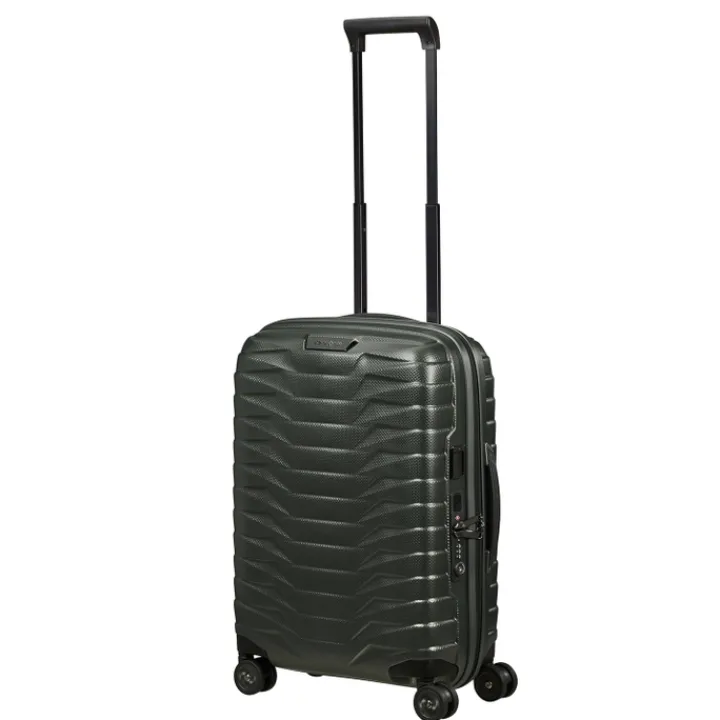 Transavia Trolleys|Ryanair Trolleys>Samsonite Proxis Spinner 55 Expandable matt climbing ivy