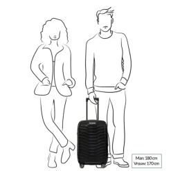 Transavia Trolleys|Klm Trolleys>Samsonite Proxis Spinner 55/35 Expandable matt graphite