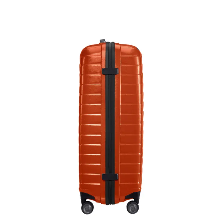 Reistrolleys|Reiskoffers>Samsonite Proxis Spinner 75/28 flame