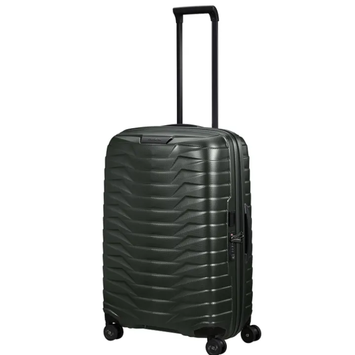 Reistrolleys|Reiskoffers>Samsonite Proxis Spinner 69 matt climbing ivy