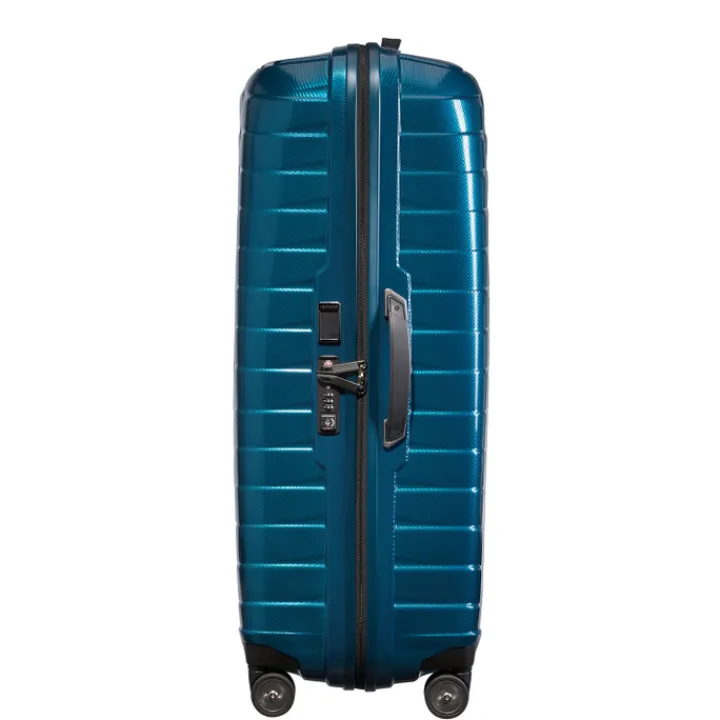Reistrolleys|Harde Koffers>Samsonite Proxis Spinner 81 petrol blue