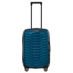 Transavia Trolleys|Klm Trolleys>Samsonite Proxis Spinner 55/35 Expandable petrol blue