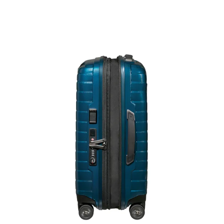 Transavia Trolleys|Klm Trolleys>Samsonite Proxis Spinner 55/35 Expandable petrol blue