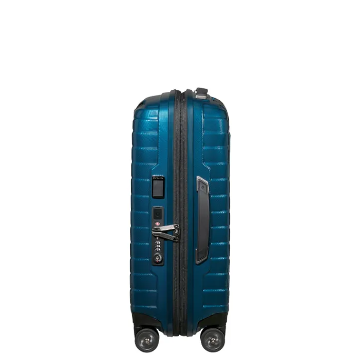 Transavia Trolleys|Klm Trolleys>Samsonite Proxis Spinner 55/35 Expandable petrol blue