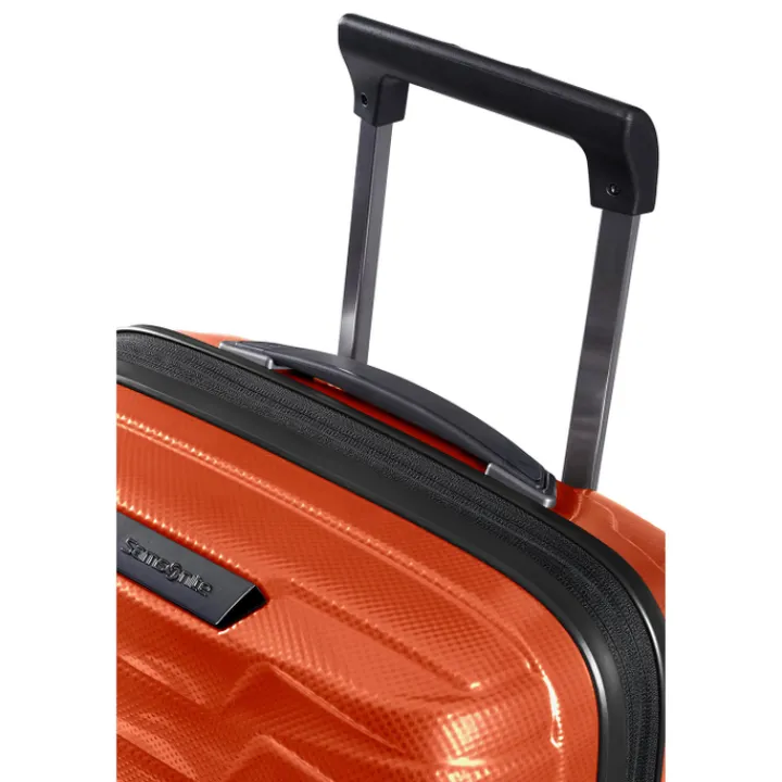 Transavia Trolleys|Klm Trolleys>Samsonite Proxis Spinner 55/20 Expandable Length 35Cm flame