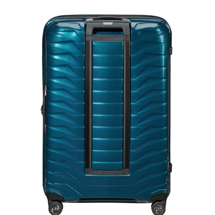 Reistrolleys|Reiskoffers>Samsonite Proxis Spinner 75 petrol blue