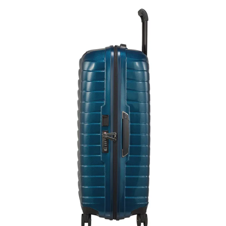 Reistrolleys|Reiskoffers>Samsonite Proxis Spinner 75 petrol blue