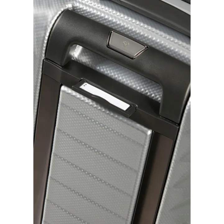 Transavia Trolleys|Klm Trolleys>Samsonite Proxis Spinner 55/35 Expandable silver