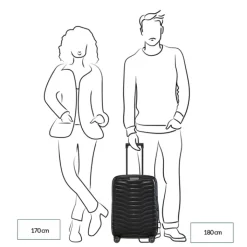 Transavia Trolleys|Ryanair Trolleys>Samsonite Proxis Spinner 55/20 Expandable flame
