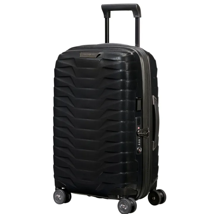 Transavia Trolleys|Klm Trolleys>Samsonite Proxis Spinner 55/35 Expandable black