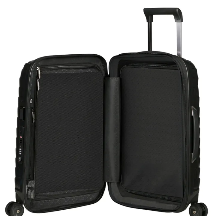 Transavia Trolleys|Klm Trolleys>Samsonite Proxis Spinner 55/35 Expandable black