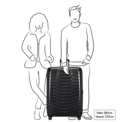 Reistrolleys|Reiskoffers>Samsonite Proxis Spinner 86 matt graphite