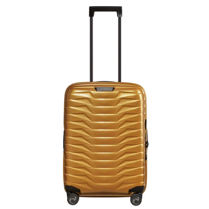 Transavia Trolleys|Ryanair Trolleys>Samsonite Proxis Spinner 55 Expandable honey gold