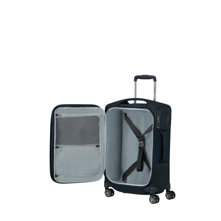 Handbagage Trolleys|Laptop Trolleys>Samsonite Re-Lite Spinner 55/20 Expandable Length 35Cm midnight blue